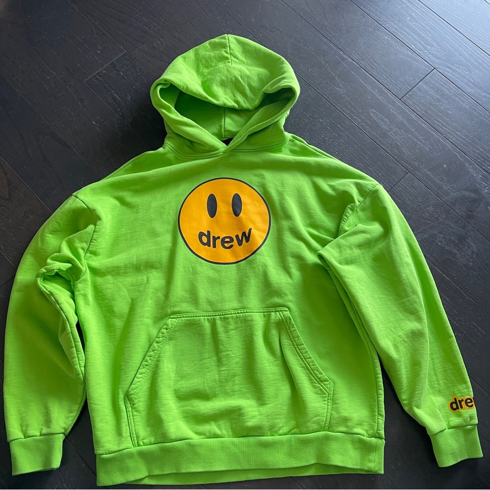 drew house mascot hoodie in lime size medium - Picture 1 of 6